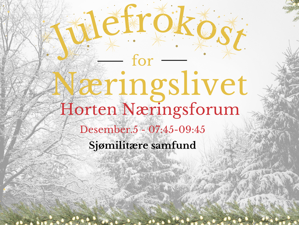 Julefrokost for næringslivet